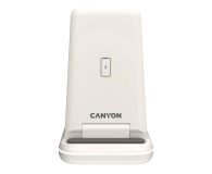 CANYON Ładowarka bezprzewodowa WS-304 15W 3w1 Cosmic Latte - 1478853 - zdjęcie 2